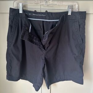 EUC TALBOTS Black Relaxed Chino Shorts Sz 12. No flaws, just too big for me.